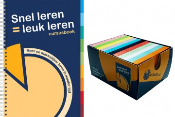 Cursusboek met doosje kaartjes